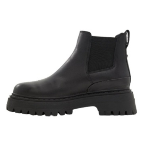 Aldo Black Chelsea Boot with Lug Sole - Picture 3 of 8